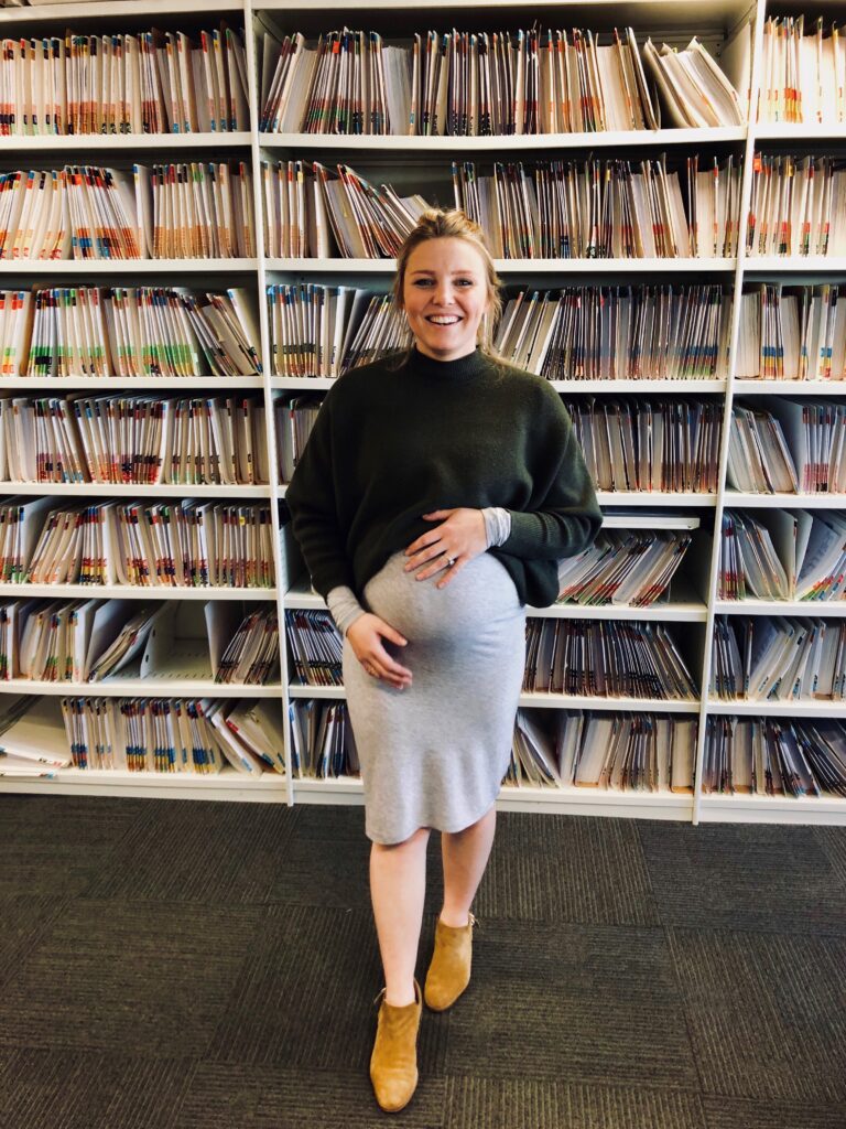 emily maternity leave